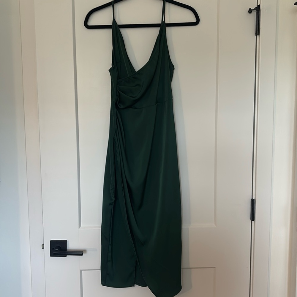 Emerald green dress